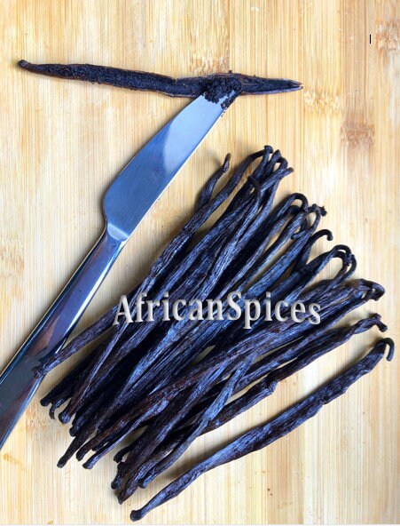 1/2lb Madagascar Bourbon Vanilla Beans Great for Extraction & Baking, Brewing, Infusion, Candles, Soaps, cooking