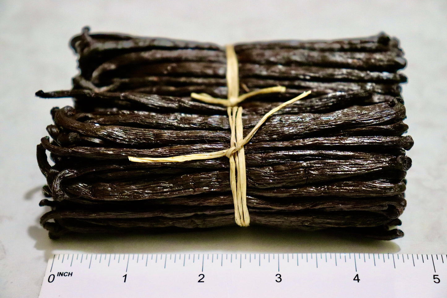5 Madagascar ORGANIC Grade A Bourbon Vanilla Beans (4 inches)