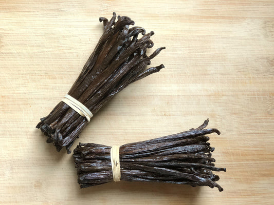 20 Tahitian Extract Grade Vanilla Beans Great for Extraction & Baking (Grade B)