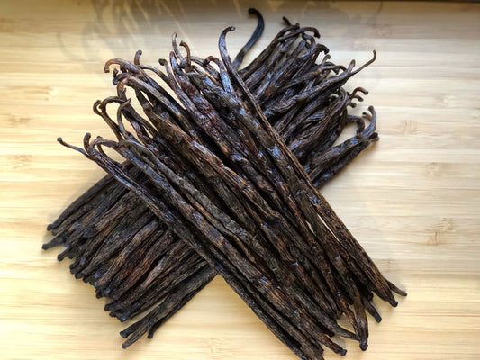 1/2 LB EXTRA LARGE Organic Madagascar Gourmet Vanilla Beans - Fresh & Prime Grade B Bourbon Planifolia for Vanilla Extract and Baking