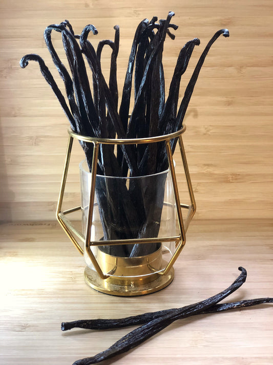 2 Pounds Madagascar Bourbon Vanilla Beans Great for Extraction & Baking, Brewing, Infusion, Candles, Soaps, cooking