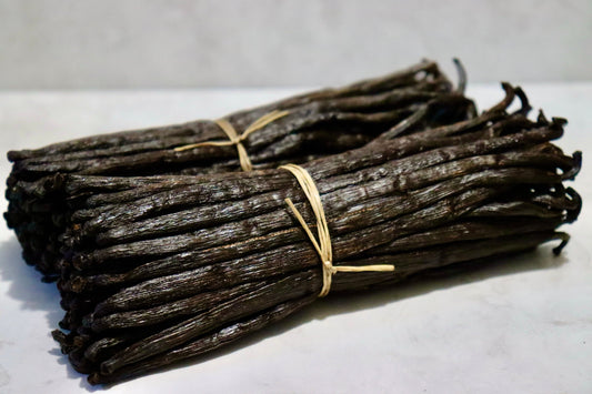 EXTRA LARGE Organic Madagascar Gourmet Vanilla Beans - Fresh & Prime Grade B Bourbon Planifolia for Vanilla Extract and Baking Cooking